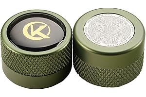 ‎KONLLEN KONLLEN Multifunktionaler runder Pool-Queue-Kreidehalter, tragbarer Queue-Kreidehalter für Billardqueue, Snooker, Zubehör, Spitzen-Werkzeug