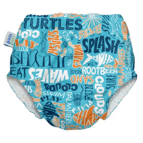 My Swim Baby Diaper New Sizing, Aqua Splash, 2X Color: Aqua Splash Size: 2X