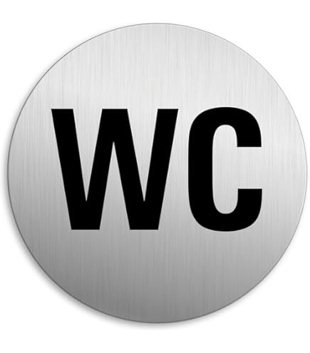 Targhetta Per Porta UFFICIO - 160x40 Mm, Acciaio Inox Opaco, Autoadesiva - Foto 12