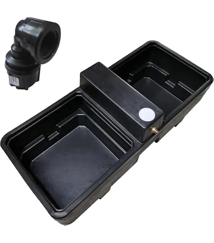 Titan Abreuvoir Bétail 54 Litres (Lot De 2) - Résistant UV & Gel