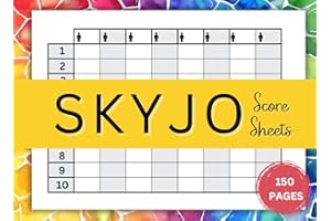 Skyjo Score Sheets: Small Score Pads with 150 pages