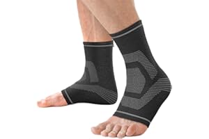 Awenia Supporto per Caviglia, Traspirante Cavigliera Tutore Sportiva Elastica Cavigliera Ortopedica per Dstorsionie, Fornisce Il Supporto e La Facilità Dolori, da Uomo/Donna, DX/SX