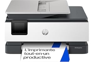 HP OfficeJet Pro 8122e, 405U3B, Imprimante Multifonction à Jet d'encre A4 Couleur, Recto Verso Automatique, 20 ppm, Wi-FI, 6 Mois de Forfait Instant Ink Gratuit, Grise