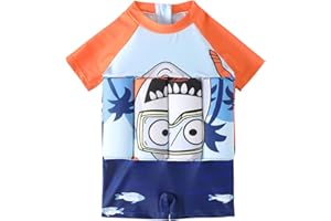 Allence Enfants Bébé Combinaison Flottante Maillot de Bain Une Pièce avec Flotteurs Ajustables Été Costume pour Natation Débutant Garçons Filles