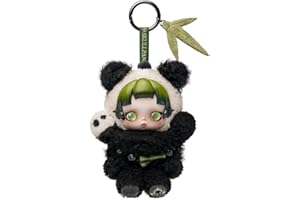 POP MART SKULLPANDA Lazy Panda Plush Doll Pendant Anime Actionfiguren Sammelfiguren Sammler Kunstspielzeug Spielzeug Figuren Geschenk 1PC