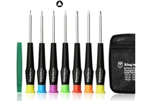 Fixinus 8 Piece Triangle Head Screwdriver Set for Electronic Toys, Magnetic Triangle Screws Driver Tool Kit for Thomas McDonald's Toy Series Repair Battery Disassemble - Toys Triangle Driver Set