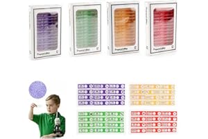 CUTIOLLY Portaobjetos de Microscopio Preparados,48pcs Préparé Microscope Diapositives,Microscopio Preparado Diapositivas Niños,pour Enfants,Microscope Plantes Animaux Légumes Fruits