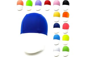 AQASKIN 50 Gorros de natación de poliéster Slim FIT Profesional - Descuentos por CANTIDAD - Gorro de Piscina Unisex - Cantidad Paquetes de 50-500 Piezas