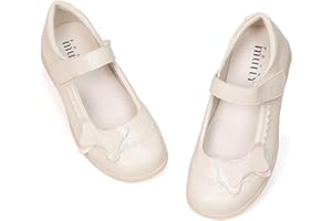 Frank Mully Mädchen-Kleiderschuhe Mädchen Mary Jane Flache Schuhe Ballerinas Flache Party-Schulschuhe mit Schleife für Kleinkinder/kleine Kinder/große Kinder