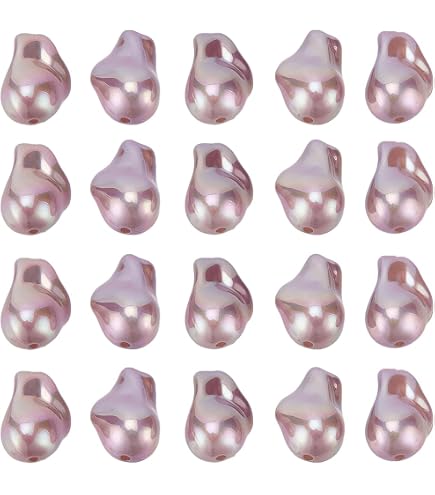 Perle Barocche Bianche - Filo - Perle Infilate - Perle - Fai da Te