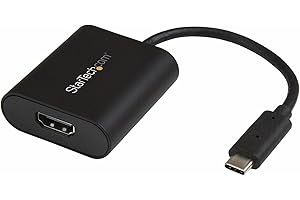 StarTech.com USB C to 4K HDMI Adapter - 4K 60Hz - Thunderbolt 3 Compatible - USB Type C to HDMI Video Display Adapter (CDP2HD4K60SA)