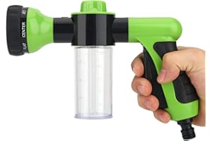 CICIGLOW Pistola de Lavado de Coches, Lavadora de Herramientas de Limpieza de Pistola de Espuma para Lavado de Coches de jardín, 6 m para Lavar Coches, Motocicletas(Green)