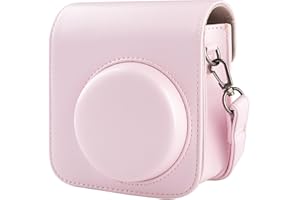 BriLumin Funda para Cámara Fujifilm Instax Mini 12, Funda de Cuero PU es Compatible con la Cámara Instantánea Instax Mini