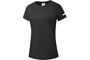 HOLURE Women's Rash Guard UPF 50+ Sonnenschutz Kurz/Langarm T-Shirts Leichte, schnell trocknende SPF UV Schwimm Shirts