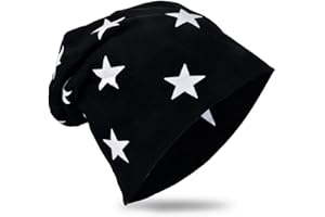 Miobo Jersey Slouch Beanie Cappello Lungo Unisex Stella Cotone Bambino Bambini Donna Uomo