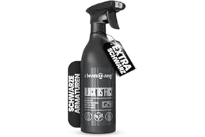‎CLEANGANG Cleangang Reiniger für Schwarze Armatur und Keramik - Badreiniger Kalkreiniger Dusche Stark für Waschbecken Wasserhahn Bad Duschkopf Fliesen - Armaturenreiniger 0,5 L