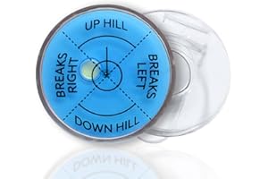 Fraser Fitness Golf Green Reader Level Ball Marker with High Precision Putting Green Reading Aid | Level Head Golf Marker With Bubble Level Golf Secret Santa| True Aim Ball Marker