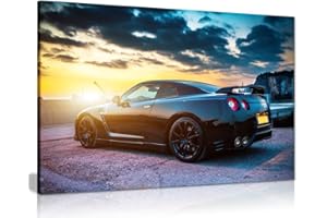Panther Print WTD - Lienzo decorativo para pared, diseño de Nissan Gtr (24 x 16)