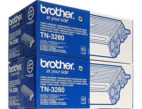 Preisvergleich Produktbild Brother TN3280 Toner Cartridge, Twin Pack