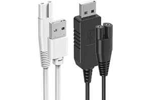 Cargador para kit de hilo dental de agua, cable de carga de repuesto Mellbree compatible con Hangsun, Pecham, Waterpik y otros hilos dentales de agua