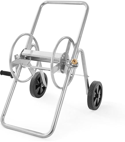Alba-Krapf Turbo Hand Wall Spool Made of Stainless Steel