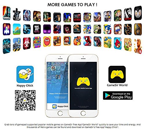 GameSir T1s Gamepad Wireless Bluetooth Controller Android Gamepad 2.4 GHz Bluetooth 4.0 per Android Smartphone / Windows PC / PS3