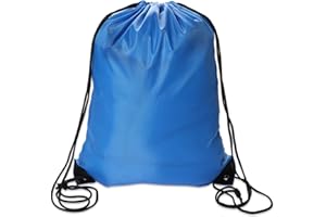 Sliverdew Worek ze sznurkiem ściągającym, czarny worek z polietylenu, worek gimnastyczny, worek do pływania, ze sznurkiem do pływania, plecak do uprawiania sportu, studia fitness, podróży, pływania,