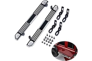 ZuoLan 1 paire de pédales latérales en métal pour voiture sur chenilles RC à l'échelle 1/10 1/10 RC Crawler Traxxas TRX-4 Trx4 Bronco pièces de mise à niveau (style A)