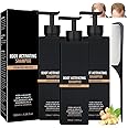 Spartan Root Activator Shampoo, Mane Root Activator Shampoo, Spartan Shampoo Root Activator, Hair Regrowth Shampoos, Hair Loss Thickening Shampoo, Promotes Hair Growth (3 Pcs)