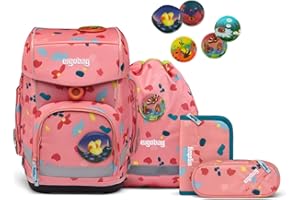 ergobag cubo Set ergonomischer Schulrucksack Klassisch 6-teilig 1. Klasse Grundschule