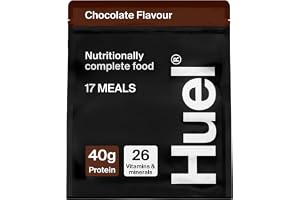 Huel Black Edition High Protein Complete Meal Replacement, 17 Meals, Chocolate Flavour, 40g of Protein Per Serving, Ready Mea