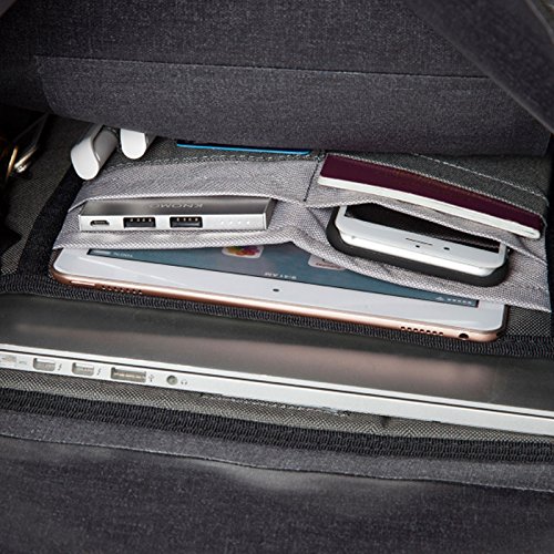 Knomo 44-402-GRY Thames Cronwell Top Zip Rucksack 38,1 cm (15 Zoll) grau - 6