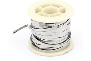 UXCELL sourcing map 10M 33Ft 0,2x3mm Cable calefactor plana nicromio para elementos de calefacción