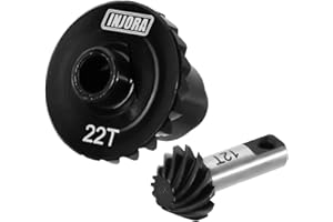 INJORA Overdrive Elicoidale Ingranaggio Posteriore Anteriore Assi Lega di Acciaio per TRX4M Upgrade 1/18 RC Crawler Auto