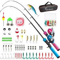 Kit Canne à Pêche SandKing – Canne Télescopique 2,1 M + Moulinet + Leurres & Hameçons