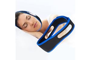 USLEEPY 2024 Version Anti Ronflement Efficace, Chin Strap Anti-Ronflement Mentonnière, Dispositifs Anti Ronflement Solution Ronflements Réglable Mentonnière pour Aide Sommeil Réduction Ronflement Mentonnière