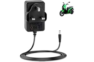 KMUQSHY 6V Ride on Charger, 6 Volt 500mA Battery Charger for Electric Ride-On Cars, Motorcycles, Quad Bikes, Sports Cars, with LED Charging Indicator, Smart Protection, 5.5mm x 1.2mm Connector