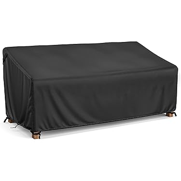 Coprisedile Impermeabile Per Panche Da Giardino - Oxford, Nero, Per 2/3/4 Posti - Foto 3