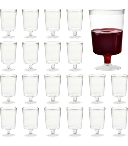 Calice Plastica Vino Gambo Blu Mediterraneo 200ml 2P (20 Pezzi - Foto 10