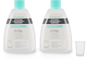 HAUSHOF Reinigungsmittel für Teppich & Polster 750 ml x 2, Spot & Stain Reiniger für StainZapper Waschsauger, geeignet für Sofa, Auto, Polstermöbel