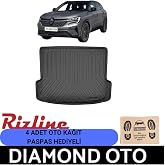 Rizline Renault Austral 3d bagaj havuzu 2023-2024-2025-2026 ile Uyumlu