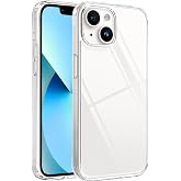 Coverzone iPhone 13 İle Uyumlu Kılıf Crystal Clear İnce Hissiyat Sararma Yapmayan Slot ve Logo G&ouml;steren Tuşlara Rahat Erişim,