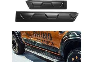TUNEZ® Door Guard Cladding Side Panel Protector Compatible With Ranger T6 2012 2013 2014 2015 2016 2017 2018 2019 2021