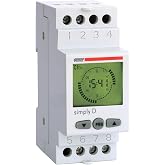 VEMER VE512000 Simply D &ndash; Digital Time Switch, Timer with Daily Programming, DIN Rail Installation, White
