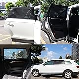 Auto Sonnenschutz (2 St¨¹ck) – Sonnenblende Auto mit UV Schutz f¨¹r Baby Kinder Haustier faltbares Meshmaterial Geeignet - 4