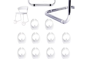 Zaky U Piano Scivola Tappi per Tubi Coperchio per Pavimento Cappucci per Tubi Protezione per Mobili Piedino per Mobili Protezione Antiscivolo per Gambe a Forma di Rettangolo 10 pezzi Bianco（25mm）