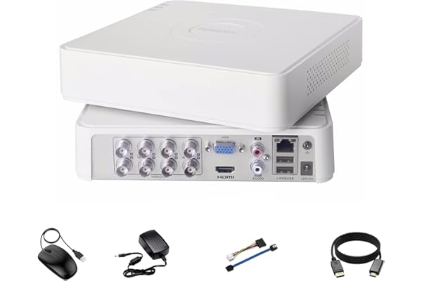 HIKVISION 8CH 3K/5MP HD DVR H.265 Pro+ ( / ) + - + 5 1 (IP/HDTVI/HDCVI/AHD/CVBS) , 8CH HD + 4CH IP HDMI ( )