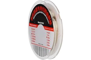 Fdit 0,03 mm Schneiddraht aus legiertem Stahl, 100 m/Rolle, speziell geschnittener Stahldraht zum Siebschneiden von Mobiltelefonen, leicht zu tragen und zu lagern