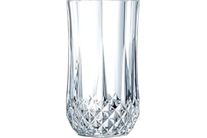 CREATABLE ECLAT Cristal d' Arques Longchamp Hi-Ball Glass, Trasparente, Confezione da 6 Pezzi, 36 cl