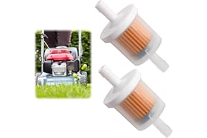 Kasoud Inline Petrol Fuel Filter - 2PCS Solvent Filter for Lawnmowers, Motorcycles, Engines